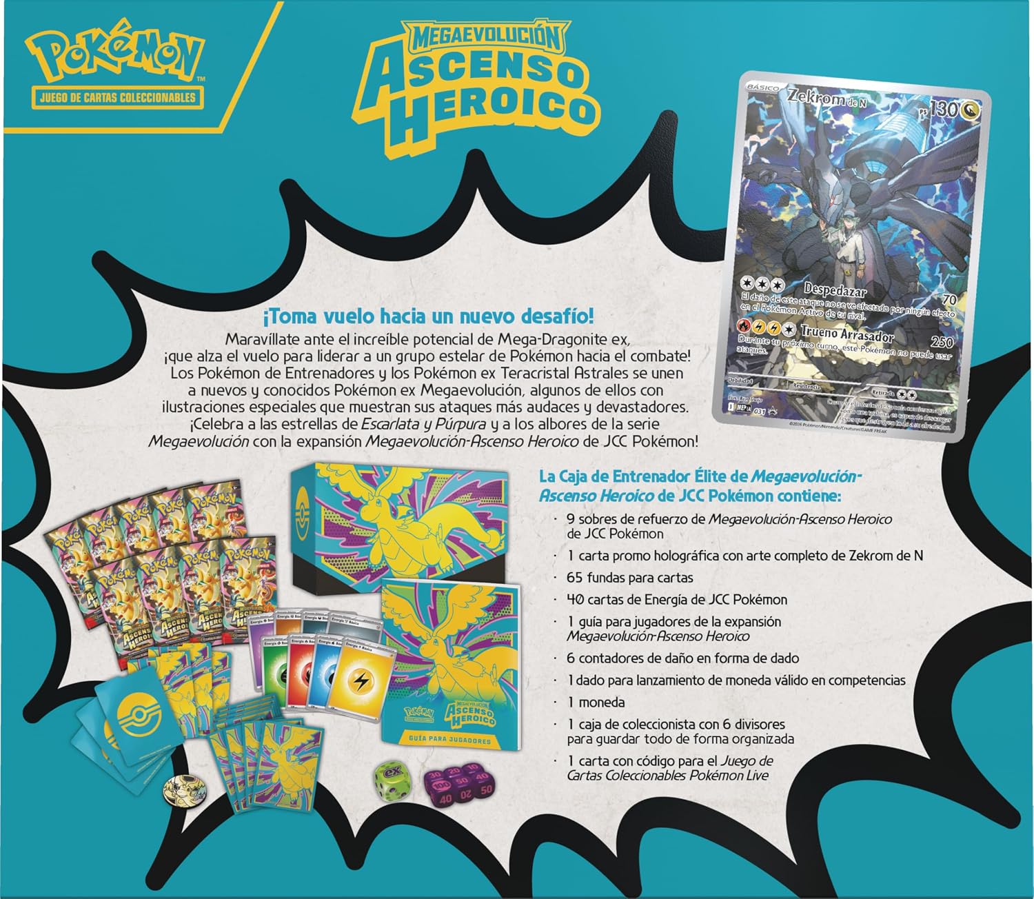 Pokémon Elite Trainer Box (ETB) Ascenso Heroico