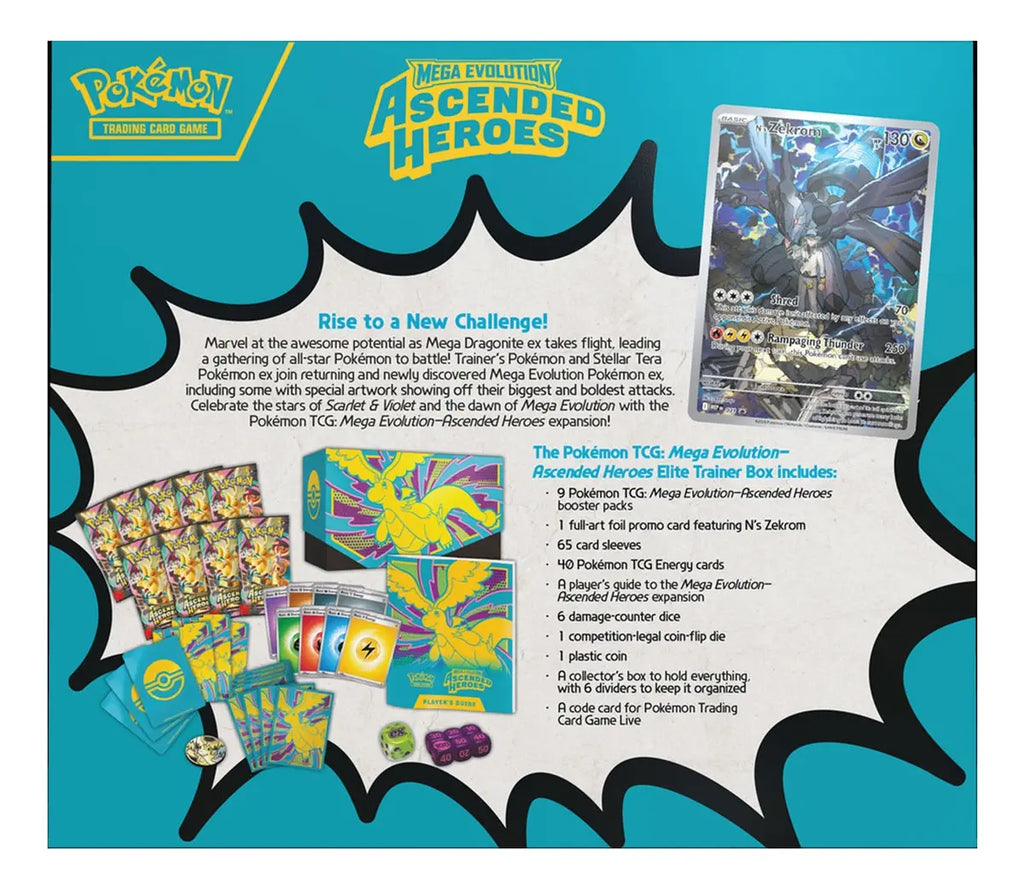 Pokémon Elite Trainer Box (ETB) Ascended Heroes