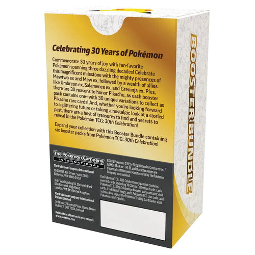 Pokémon Booster Bundle 30th Aniversario