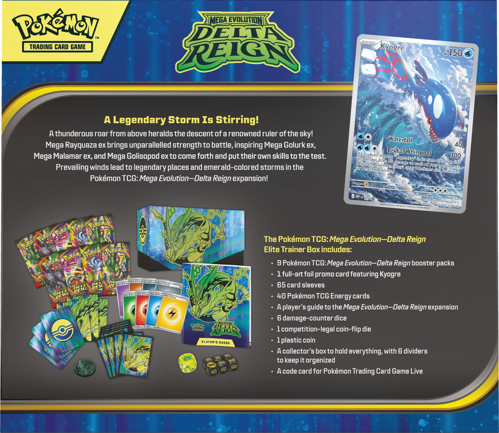 Pokémon Elite Trainer Box (ETB) Delta Reign Español