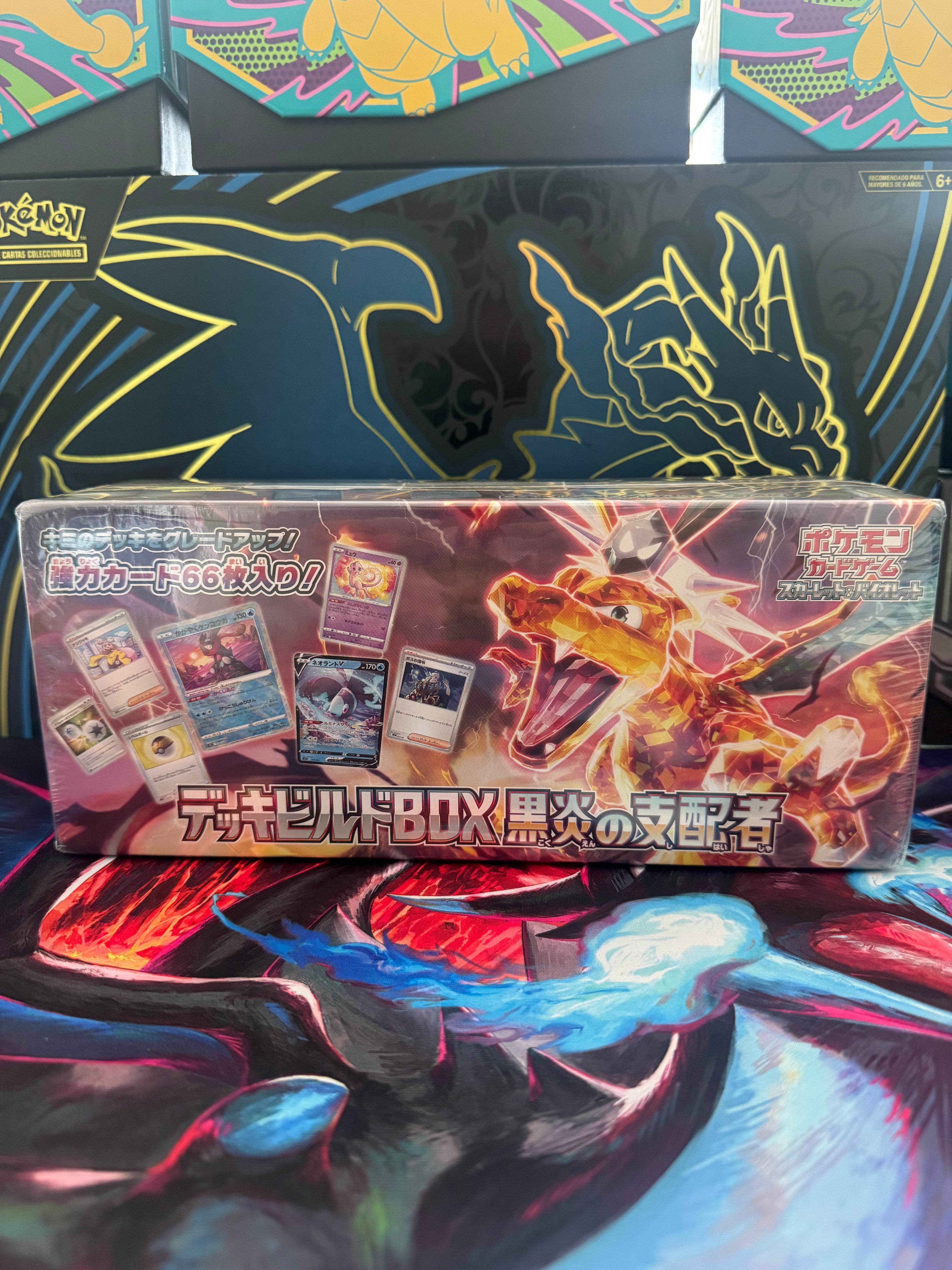 Pokémon Deck Build Box Scarlet & Violet Ruler of the Black Flame – Japonés