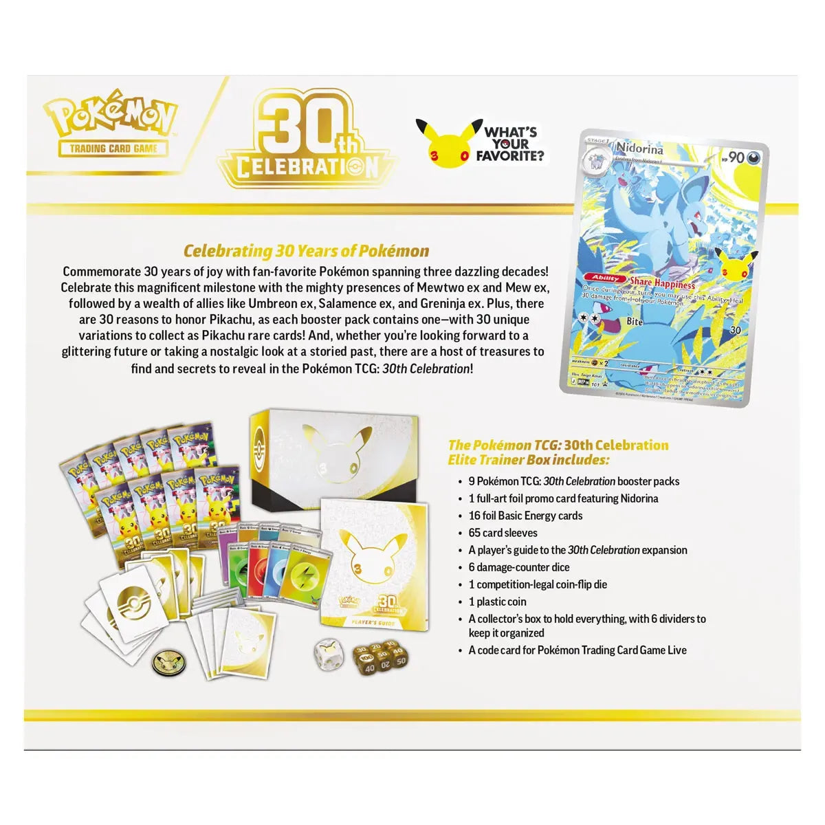 Pokémon Elite Trainer Box (ETB) 30th Aniversario