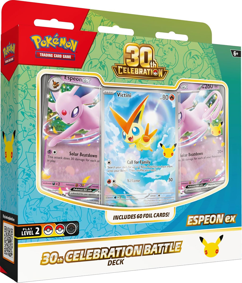 Pokemon Battle Deck Espeon EX 30th Aniversario