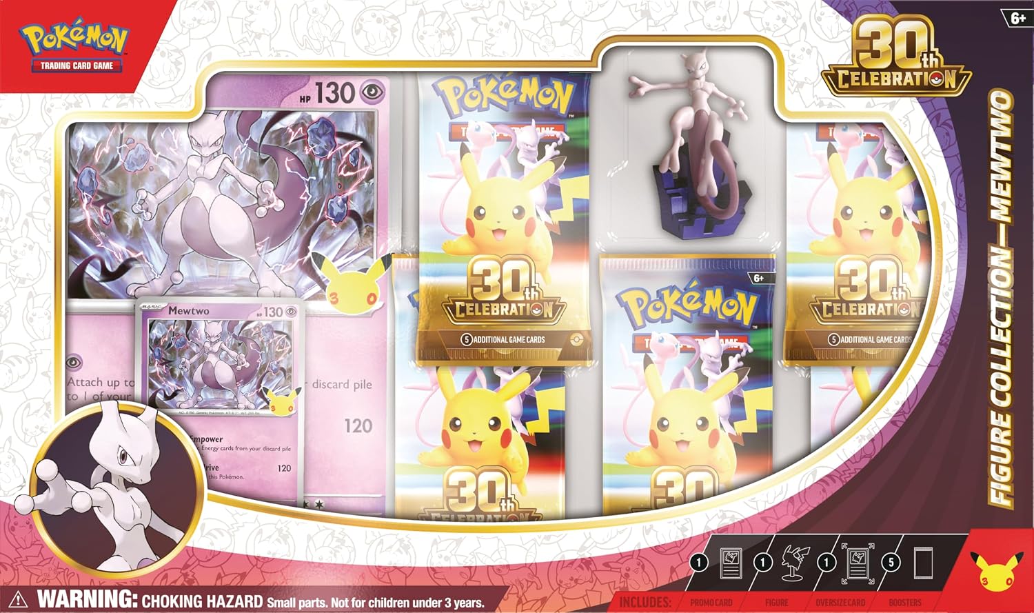 Pokémon Mewtwo Figure Collection 30th Aniversario