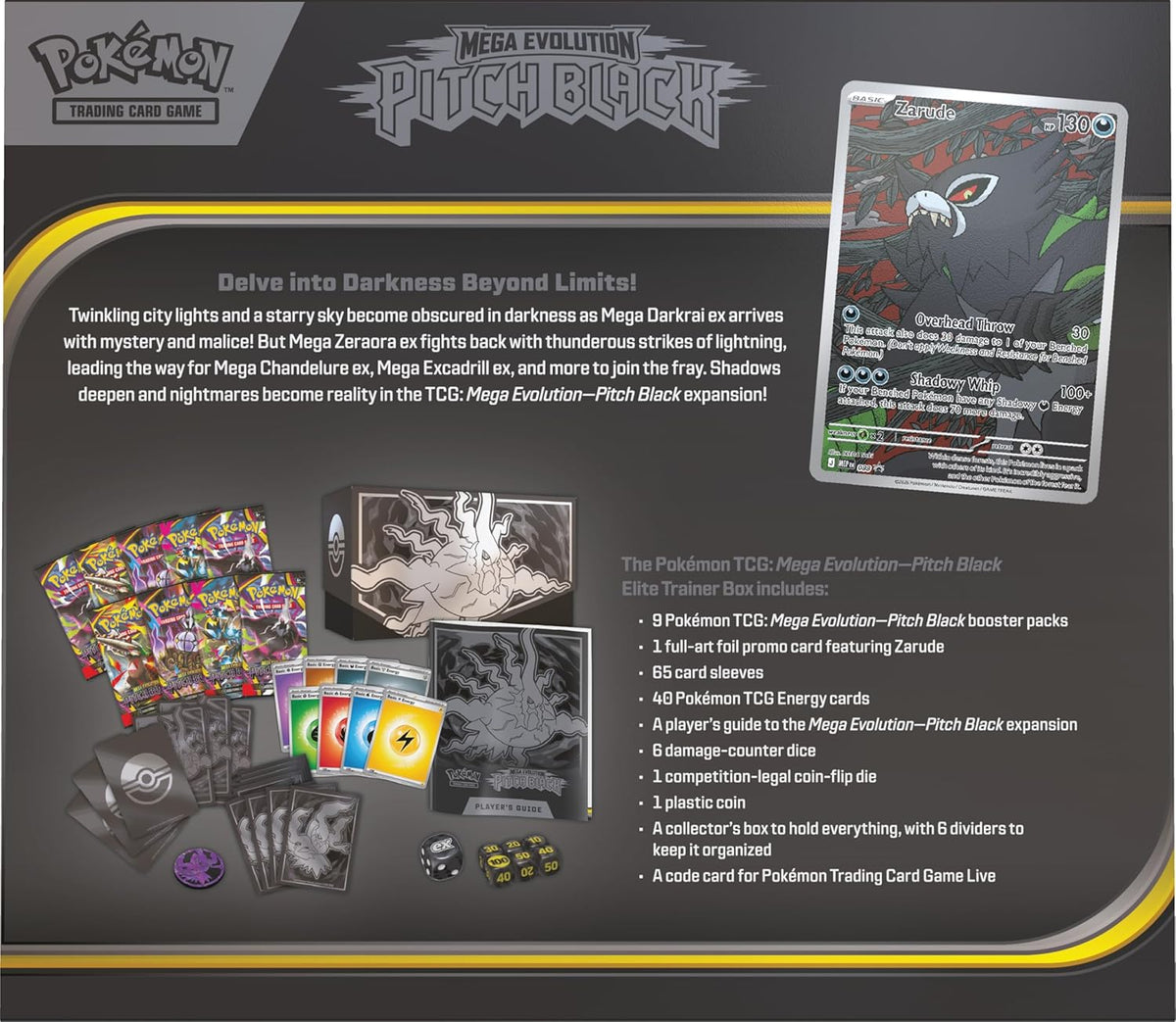 Pokémon Elite Trainer Box (ETB) Pitch Black - Inglés