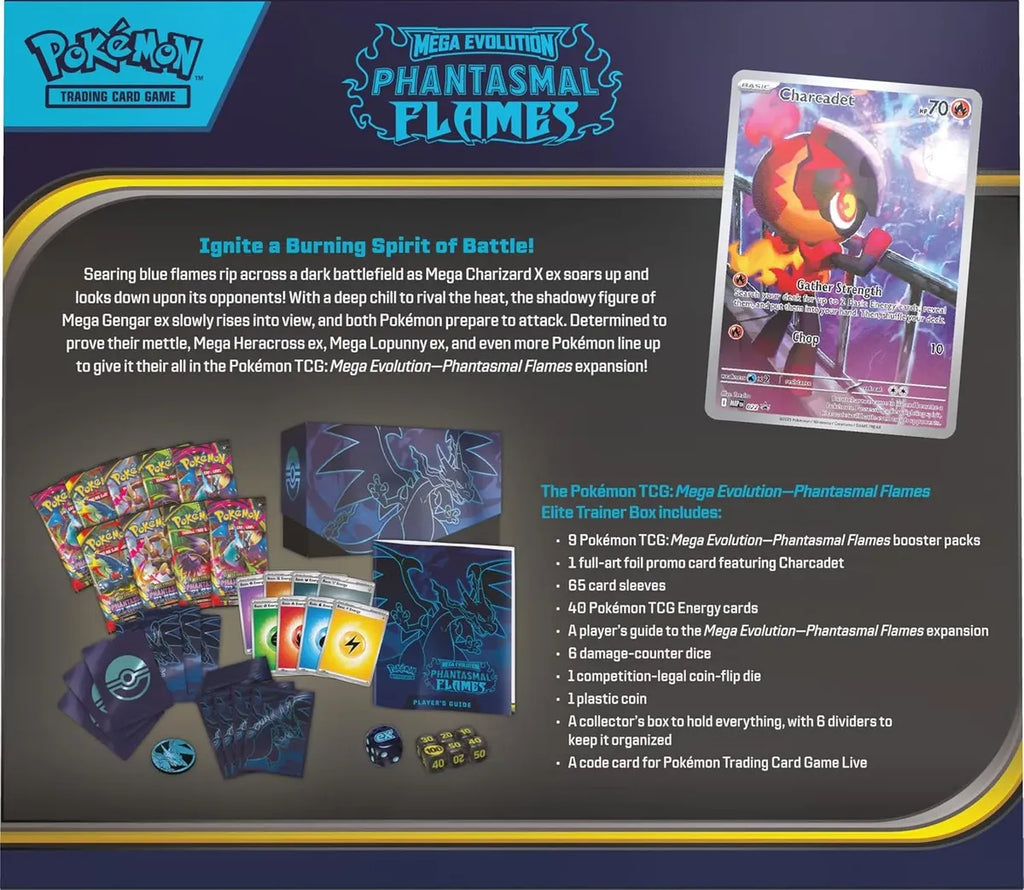 Pokémon Elite Trainer Box (ETB) Phantasmal Flames