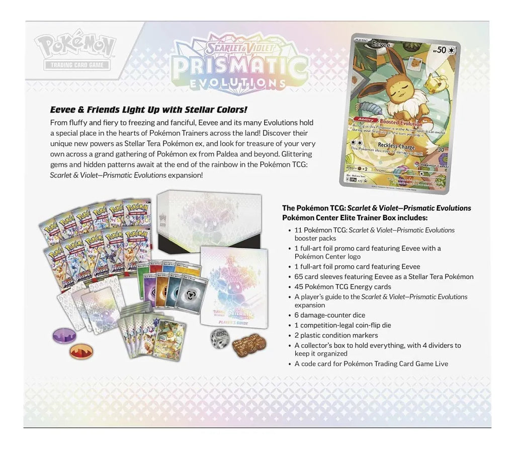 Pokémon Elite Trainer Box (ETB) Prismatic Evolutions
