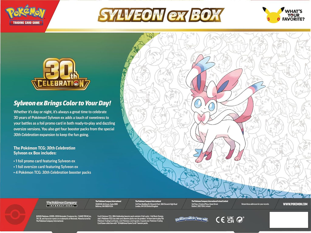 Pokémon Sylveon EX Box 30th Aniversario