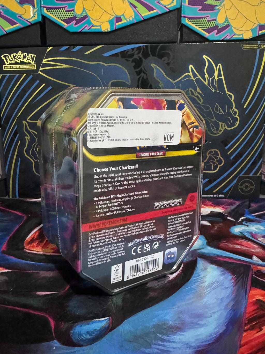 Pokémon Tin Charizard Y ex - Inglés