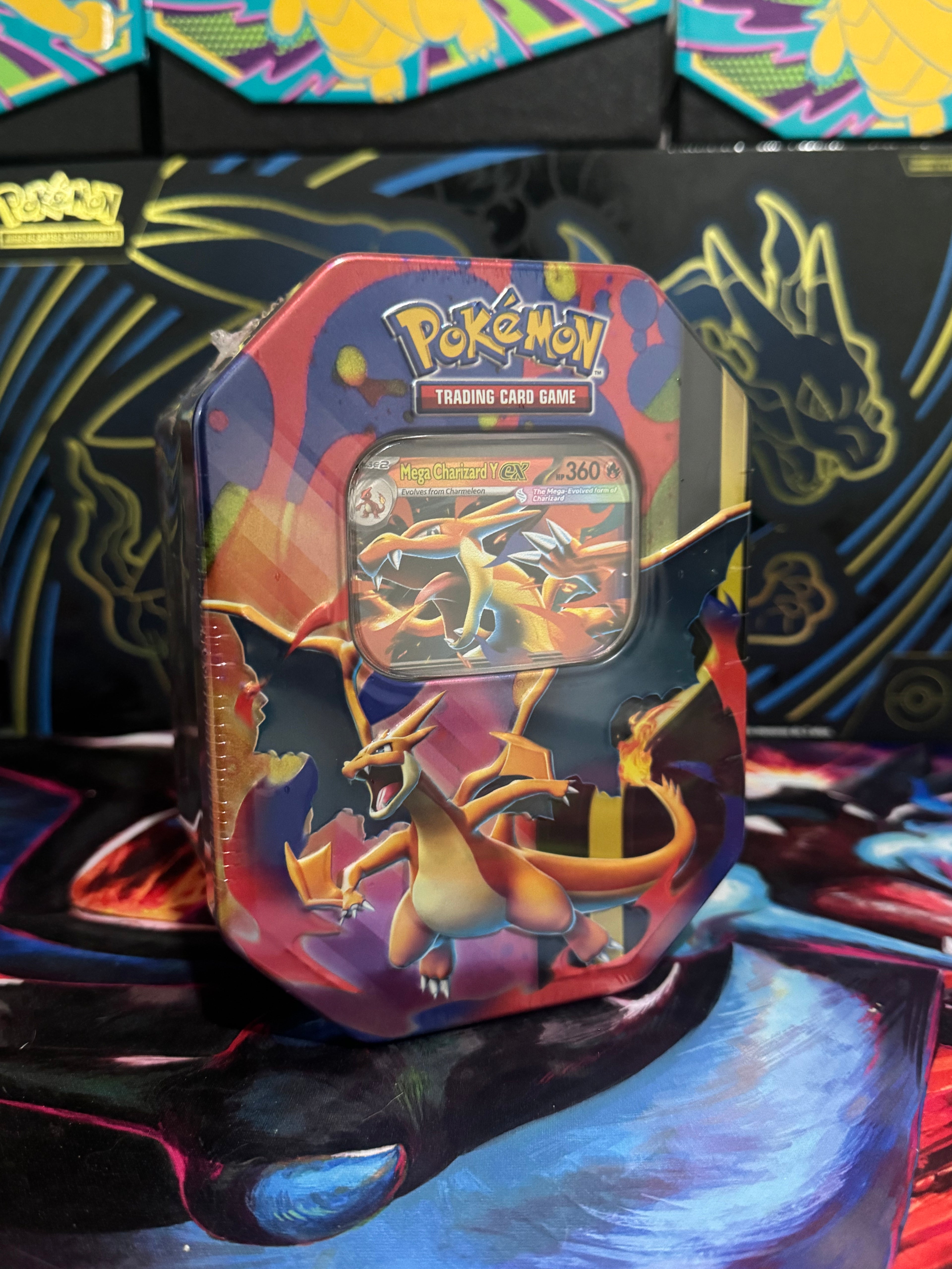 Pokémon Tin Charizard Y ex - Inglés