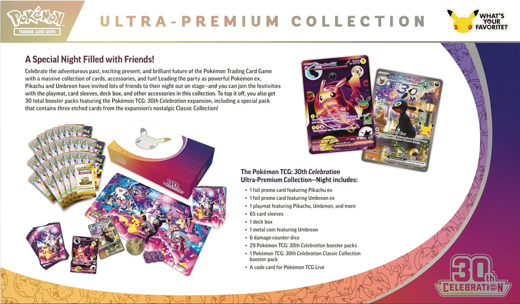 Pokémon Ultra Premium Collection Night 30th Aniversario