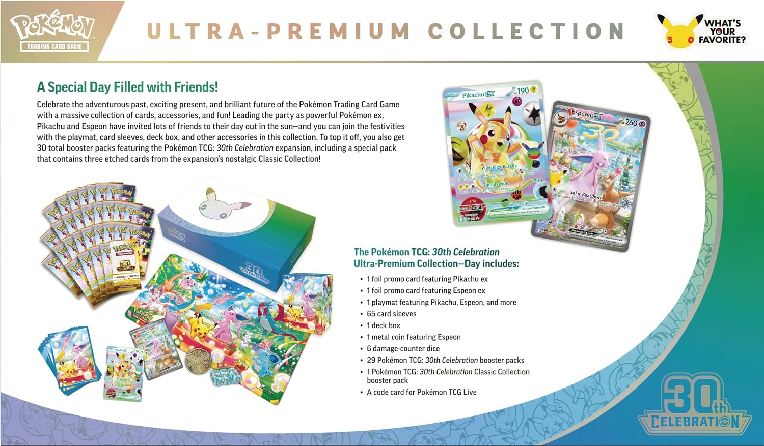 Pokémon Ultra Premium Collection Day 30th Aniversario