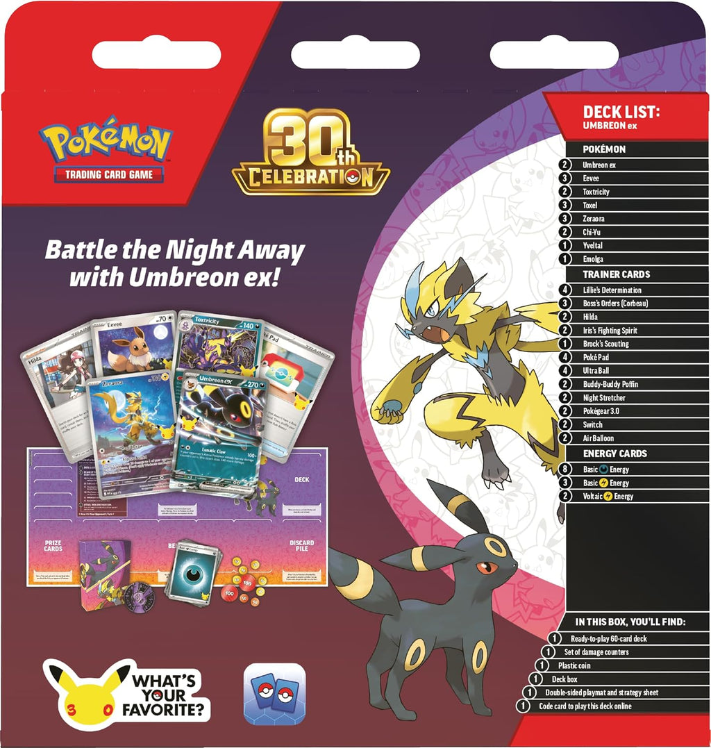 Pokémon Battle Deck Umbreon EX 30th Aniversario