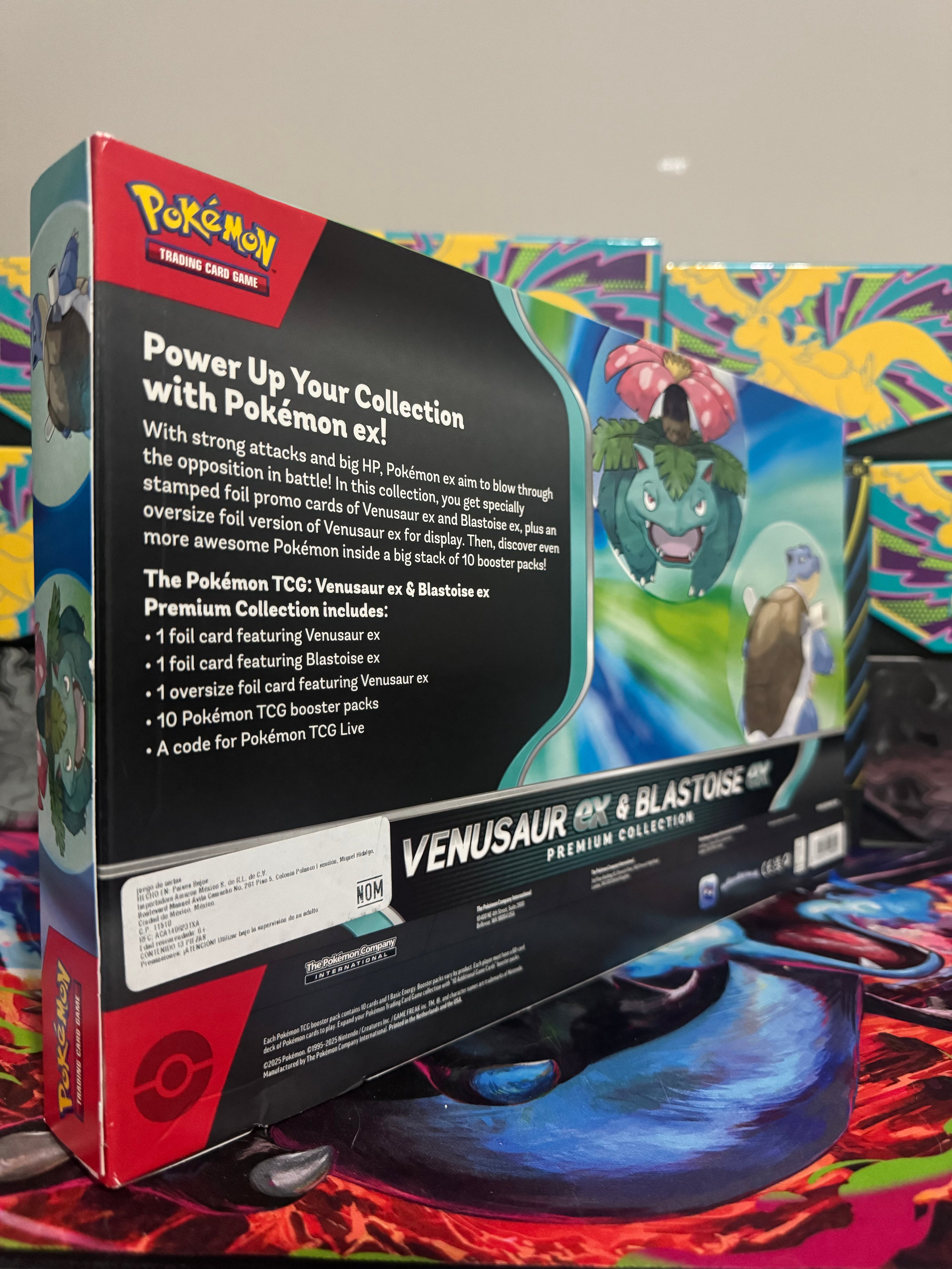 Pokémon Premium Collection Venusaur EX & Blastoise EX - Inglés